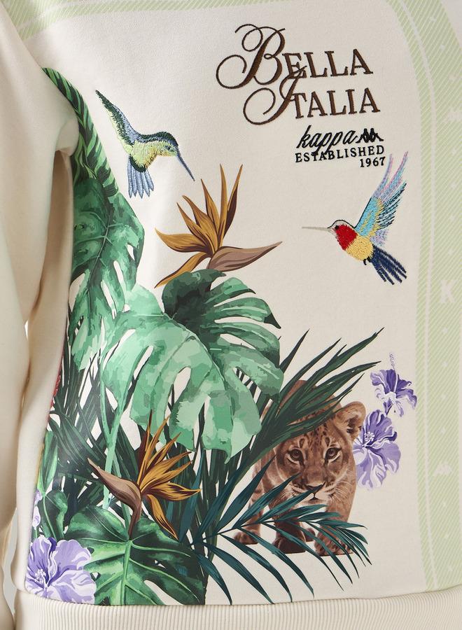 Kappa Women Tropical Print Sweatshirt - Image 3