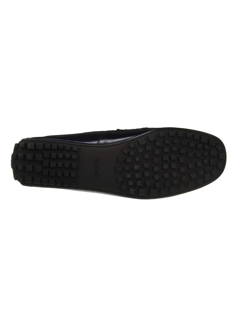 RUOSH Mens Clark Loafer Slip on Driving Comfort Leather Work Office Formal Occasion Party Casual Wear Italian Design Anti Skid Padded Insole Fashion Premium Shoes