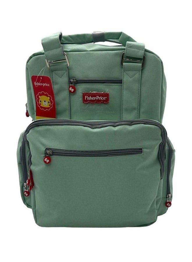 Fisher-Price Divided Diaper Bag for Baby – Multi-Compartment Waterproof Organizer Bag - Image 1