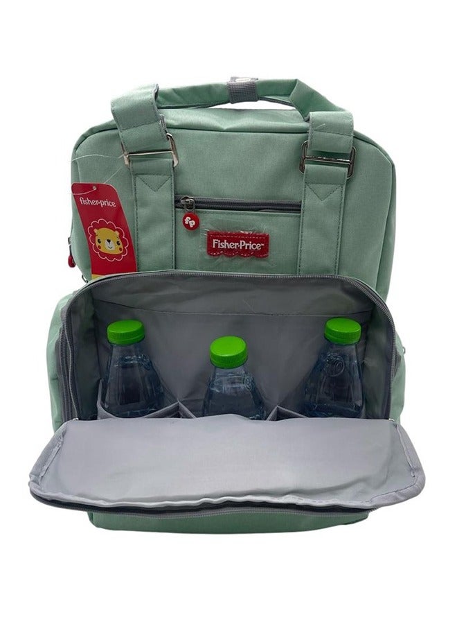 Fisher-Price Divided Diaper Bag for Baby – Multi-Compartment Waterproof Organizer Bag - Image 4