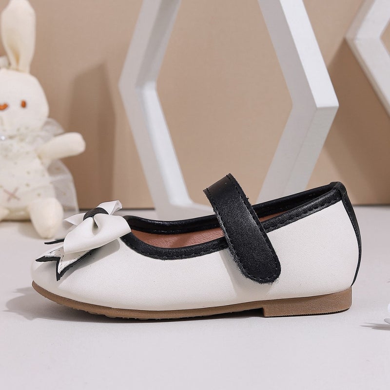 Girls' Bow Small Leather Shoes Women'S Non-Slip Princess Shoes Casual Single-Layer Shoes Children'S Soft-Soled Baby Shoes - Image 3