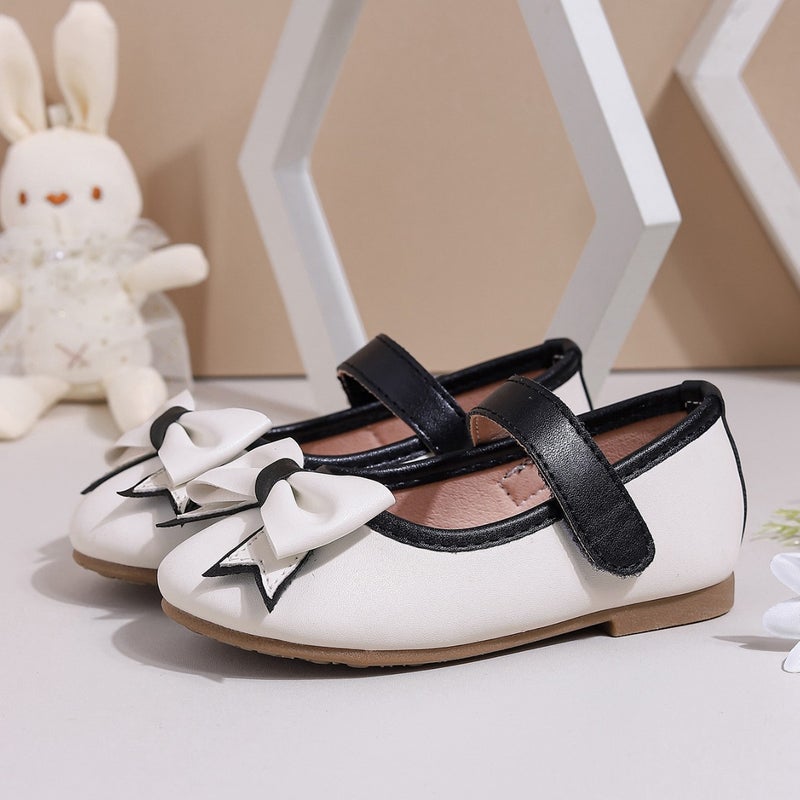 Girls' Bow Small Leather Shoes Women'S Non-Slip Princess Shoes Casual Single-Layer Shoes Children'S Soft-Soled Baby Shoes - Image 4