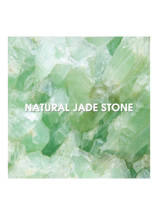 NIBEMINENT Natural Jade Roller Guasha Skin Scraper Facial Set Care Anti-aging Puffy Eyes Massager Neck Anti Wrinkle Beauty Stone Green - Image 3