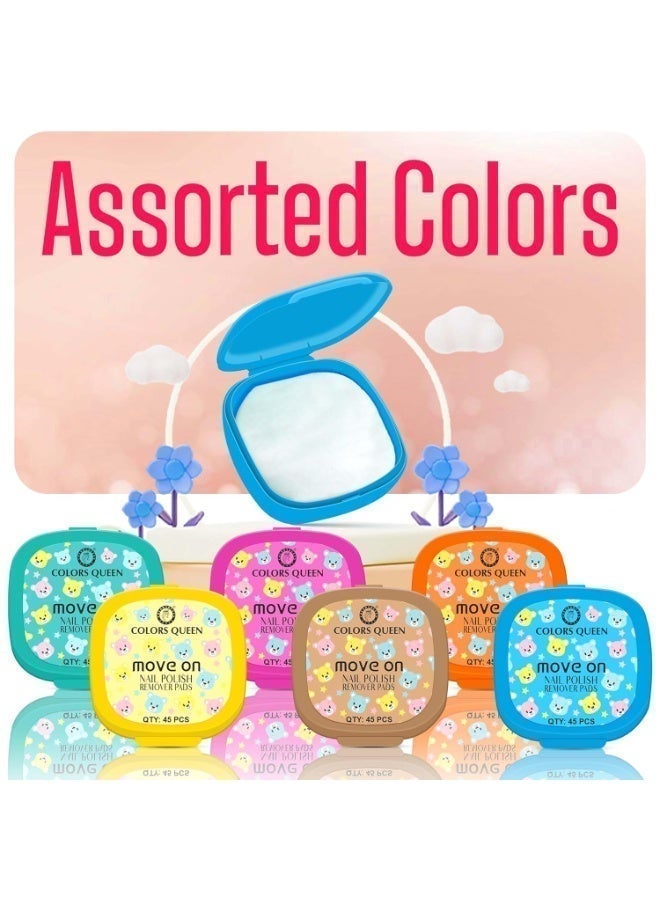 Colors Queen Nail Trend Glossy Nail Paint Combo Set of 3 with Free Nail Paint Remover Wipes - 45 pcs| Long Lasting & Vibrant Nail Paint for Women (Cosmic Cloud, Power House, Blush Blossom, 13ml*3) - Image 3