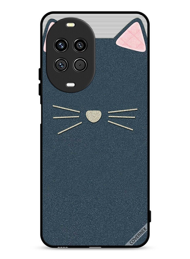 Covernex غطاء واقي لهاتف Huawei nova 14 Pro 5G بنمط جلد فني للقطط