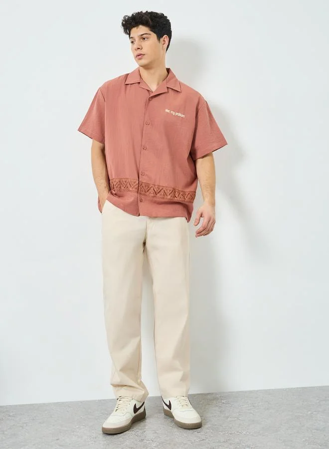 ستايلي بنطال قطن بقصة مريحة