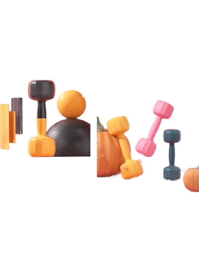 LONGWAY Lw Dumbbell Women'S Fitness Home Fitness Equipment Children'S Yoga Women'S Arm Muscle Training Rubber Men'S Small Dumbbell - Image 3