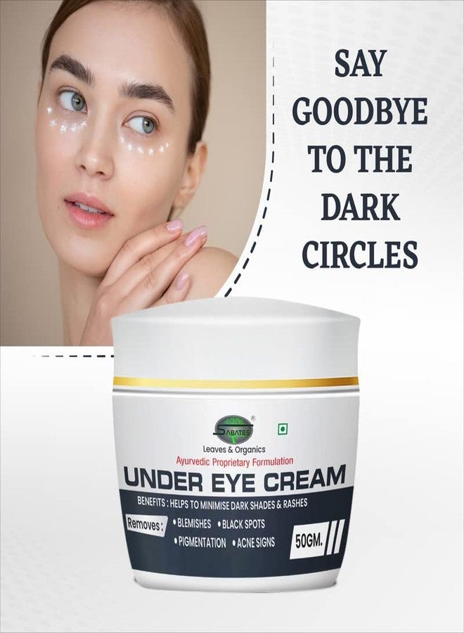 SABATES Under Eye Cream l Reduce Dark Circles l Anti Ageing Reduces Puffiness & Fine Lines | Brightens Under Eye Area (Zero Side-Effect) - Image 3