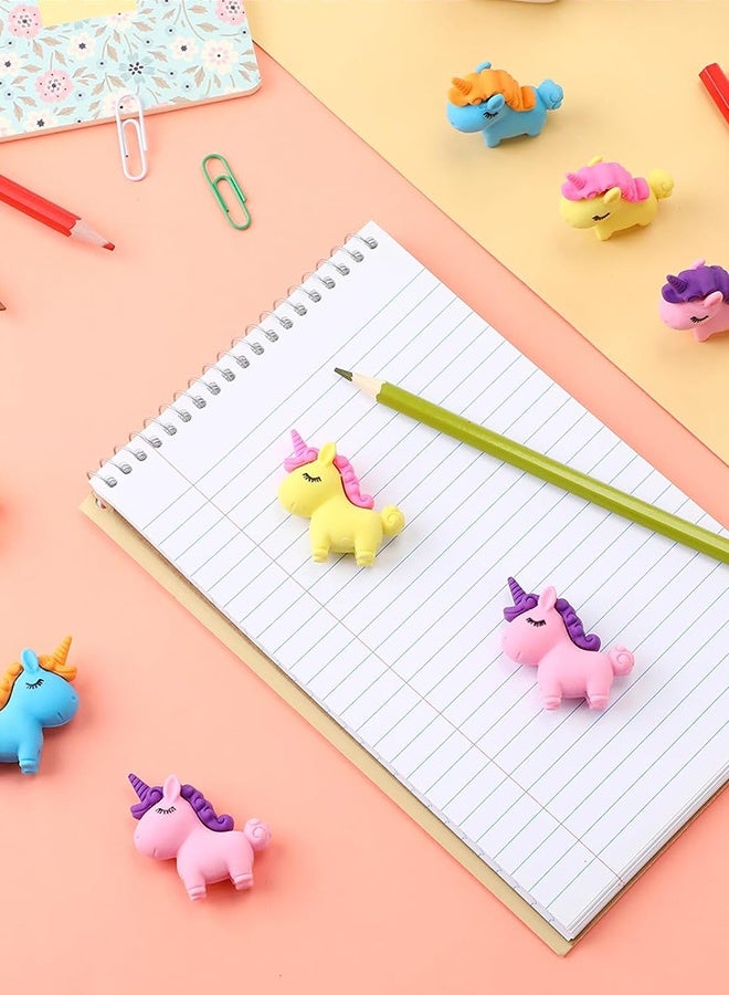 سويت لايف 3 قطع من ممحاة يونيكورن، ممحاة لطيفة للأطفال بكميات كبيرة، هدايا حفلات يونيكورن، ممحاة حيوانات، ممحاة ممتعة للأطفال والطلاب والمدارس - Image 5