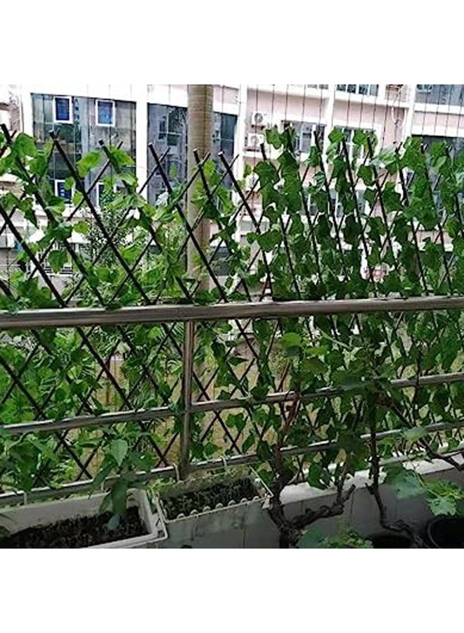 HOME TASTE Balcony privacy Fence Screen - Artificial Leaf Faux Ivy Expandable Privacy Fence Screen For Balcony Patio Outdoor - Decorative Faux Ivy Fencing Panel - Image 4