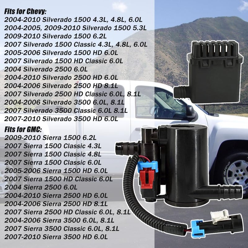 CULMKARI Vapor Canister Purge Valve Solenoid for 2004-2010 Chevy Silverado & GMC Sierra - Image 2