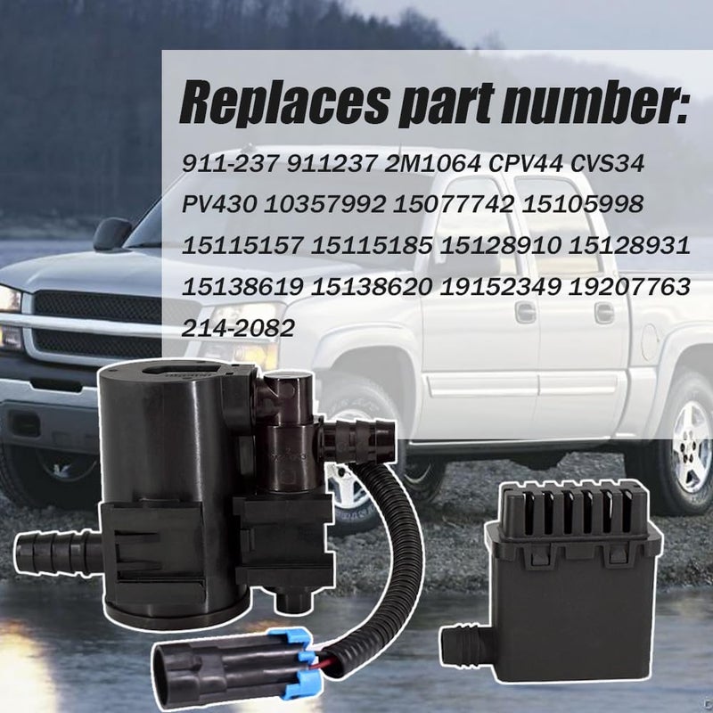 CULMKARI Vapor Canister Purge Valve Solenoid for 2004-2010 Chevy Silverado & GMC Sierra - Image 3