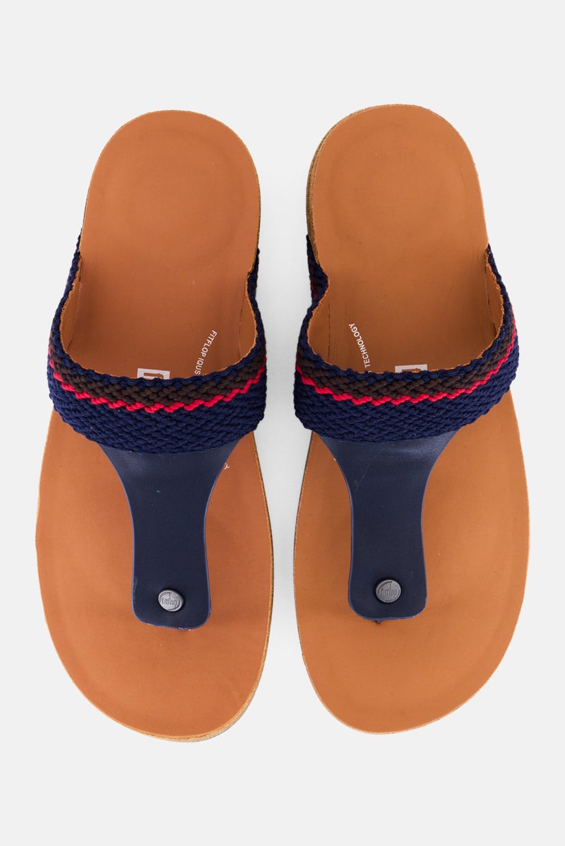 FitFlop صنادل رجال مزودة بشريط، لون كحلي - Image 3