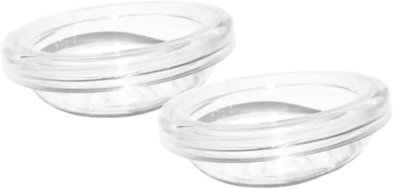 Zomee Replacement Diaphragm Set for Silicone Hands Free Collection Cups Enhance Your Breast Pumping Experience 2 Included