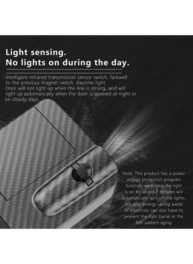 Vierex 2Pcs LED Car Door Logo Welcome Light for Jeep Wrangler JK | Wireless Ghost Shadow Projector Lamps | Custom Design Logo | Battery Operated | Easy Installation - Image 5