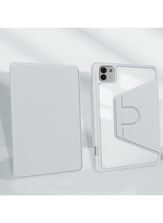 حافظة متوافقة مع جهاز Honor MagicPad 3 بحجم 13.3 بوصة (2025) ، غطاء ذكي قابل للتدوير مع فتحة قلم ووظيفة النوم/الاستيقاظ التلقائي (رمادي) - view 5