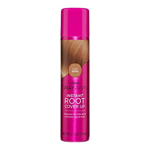 Gray Away EVERPRO Gray Away Instant Root Cover Up Spray 2.5oz - Light Brown - Image 1