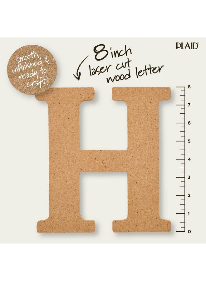 PLAID Wood Unfinished Letter 8" Wooden Surface Perfect For Diy Arts And Crafts Projects 63587 8 Inch - Image 2