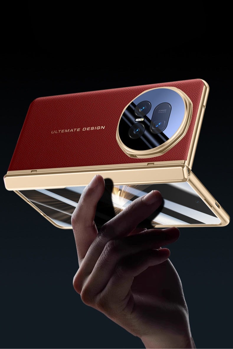 general Case for Honor magic v5, Simple Leather Phone Case, Ultra Thin TPU Soft Cover for Honor magic v5 - Image 3