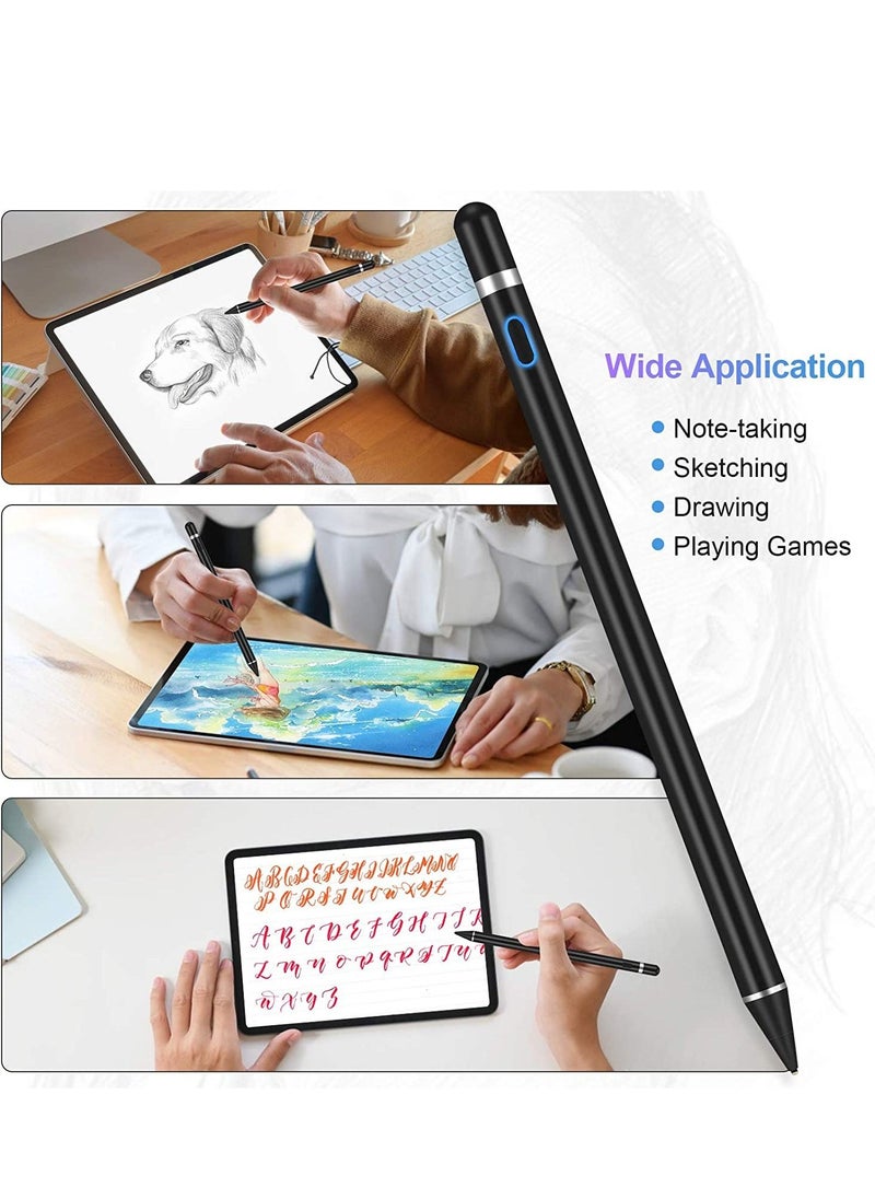 Generic - Active Stylus Pens for Touch Screens, Rechargeable Digital Stylish Pen Pencil Universal for iPhone/iPad Pro/Mini/Air/Android and Most Capacitive Touch Screens - Image 1