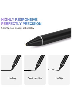 Generic Active Stylus Pens for Touch Screens, Rechargeable Digital Stylish Pen Pencil Universal for iPhone/iPad Pro/Mini/Air/Android and Most Capacitive Touch Screens  - Image 4