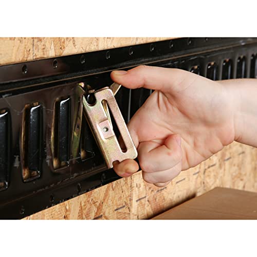 DC Cargo Mall DC Cargo Loose E-Track Spring Fitting for Creating Custom TieDown Straps, Hammocks, Cargo Nets, Load Bars, Hooks, Shoring Beams, Gear Racks. Heavy Duty Steel Fitting Inserts Into E Tracks (Pack of 20) - Image 2