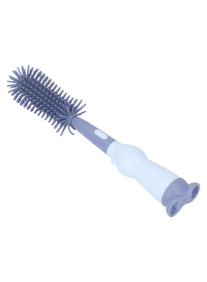BAOK Kids Bottle Brush Set, 360 Degree Rotation Silicone Odorless Bottle Brush Cleaner for Cup (Blue) - Image 5