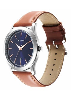 TITAN Leather Analog Wrist Watch 1823SL07  - Image 3
