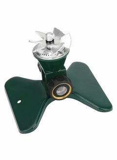 NIBEMINENT Lawn Sprinkler, Gardening Automatic Metal Sprinkler 360° Rotating, Large Area Irrigation Watering Sprinklers with Heavy Duty Base,0.75in Screw Interface  - Image 1