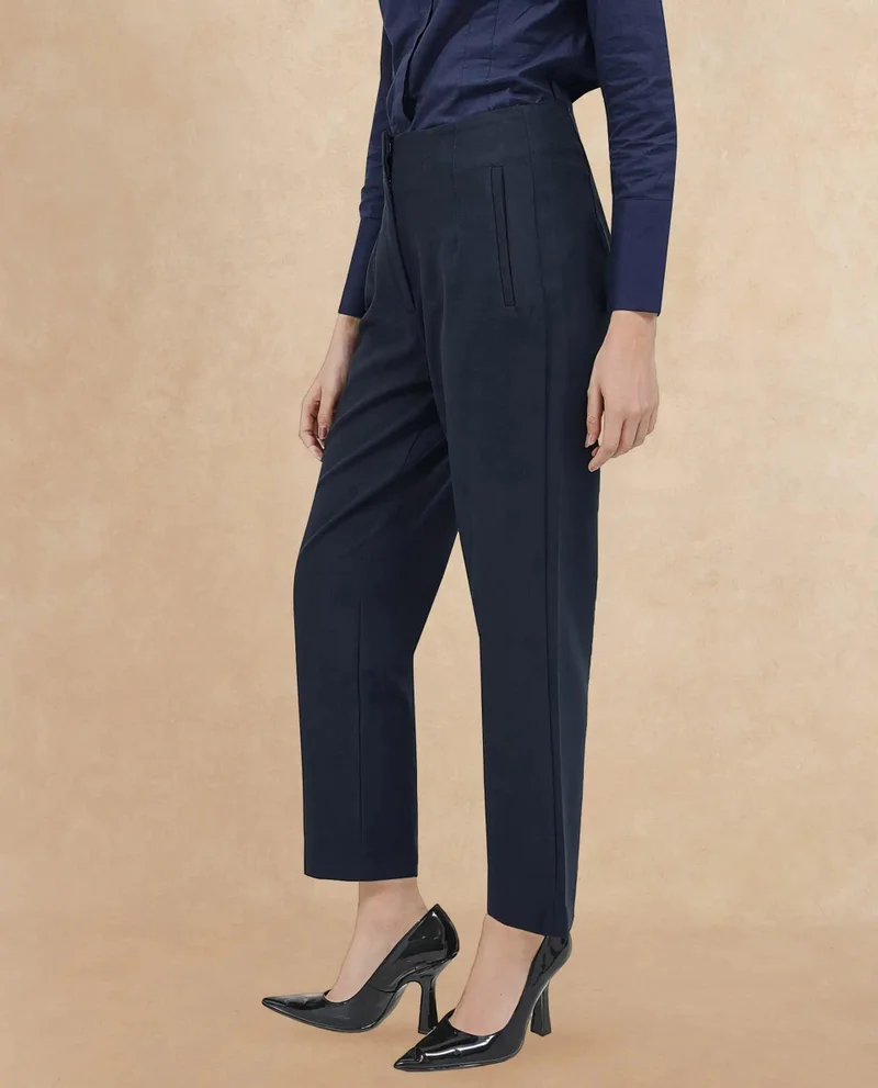 Rareism Women's High-Quality Cotton Trousers