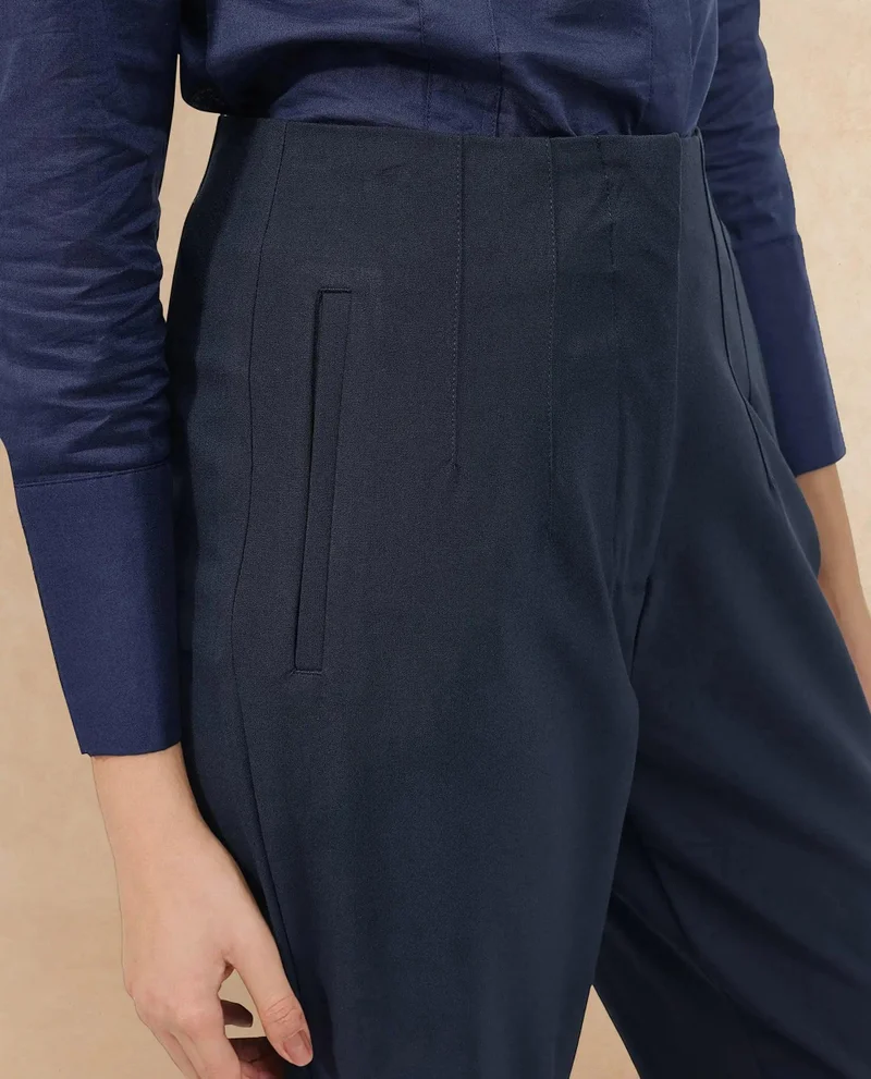Rareism Women's High-Quality Cotton Trousers