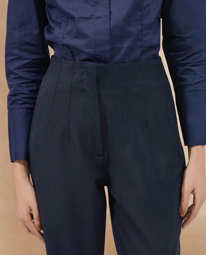 Rareism Women's High-Quality Cotton Trousers