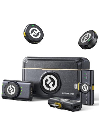 Hollyland Lark M2 Wireless Lavalier Microphone – 2TX+3RX, 1000ft Range, Hi-Fi Audio, Noise Cancellation, 40H Battery – for Camera, iPhone, Android, Vlogging, Live Streaming, Interviews - pzsku/ZD24B2A7E41D92BF16C12Z/45/1742020106/955e65aa-46a7-4550-8454-14811858b1c3