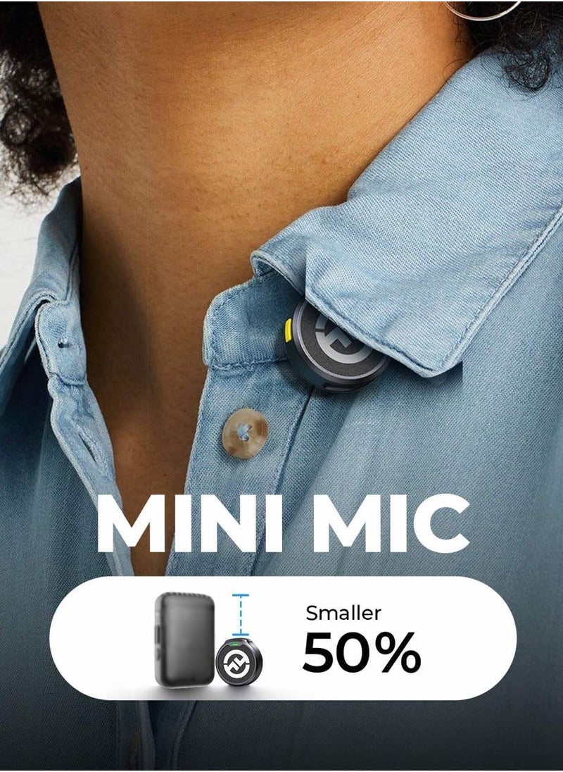 Hollyland Lark M2 Wireless Lavalier Microphone – 2TX+3RX, 1000ft Range, Hi-Fi Audio, Noise Cancellation, 40H Battery – for Camera, iPhone, Android, Vlogging, Live Streaming, Interviews