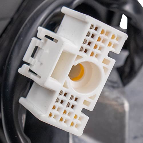 TRQ مجموعة مرايا السائق والراكب الجانبية TRQ مع تسخين كهربائي ومؤشر النقطة العمياء طلاء أسود ناعم متوافق مع هيونداي باليسايد 2020-2022 HY1320276 HY1321276 - Image 3