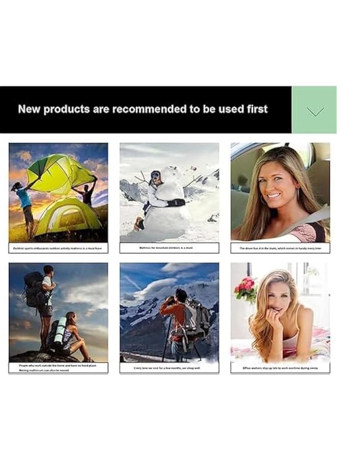 HOOKOR Air Cushion Bed, Inflatable Car Bed, Inflatable Flocking Beach Pillow Bed Outdoor Mattress, For Camping Car (Double bed 198 * 180 * 22) - Image 4