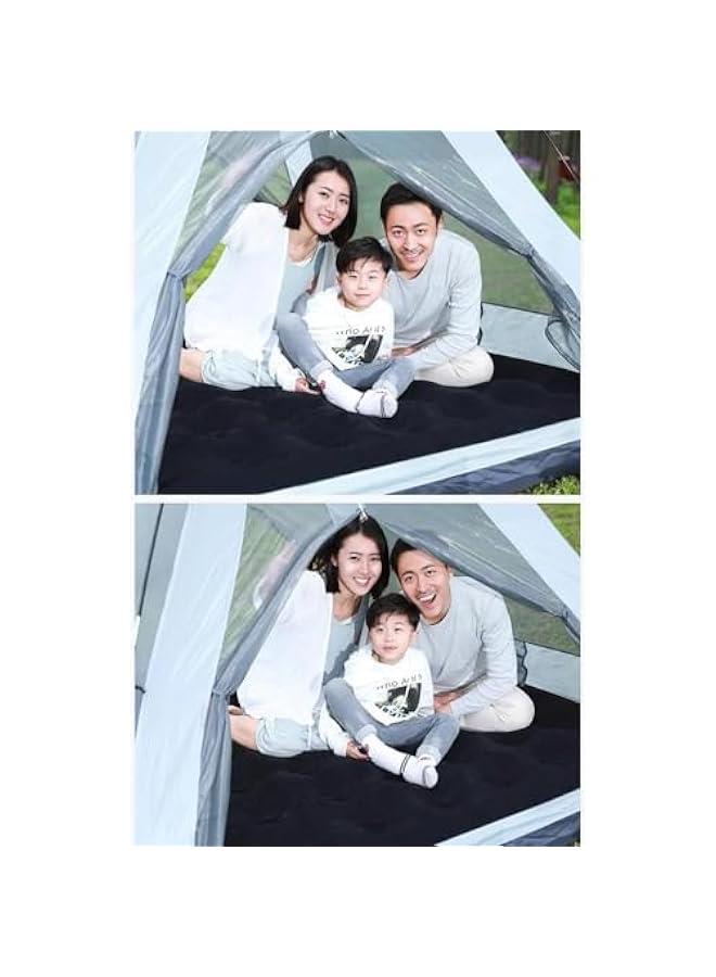 HOOKOR Air Cushion Bed, Inflatable Car Bed, Inflatable Flocking Beach Pillow Bed Outdoor Mattress, For Camping Car (Double bed 198 * 180 * 22) - Image 5