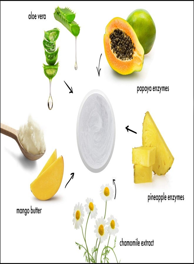 RAYA Enzyme Peeling Facial Cream (109) | Gentle, Exfoliating Treatment for Sensitive Skin | Cleanses, Polishes, and Improves Complexion - Image 2