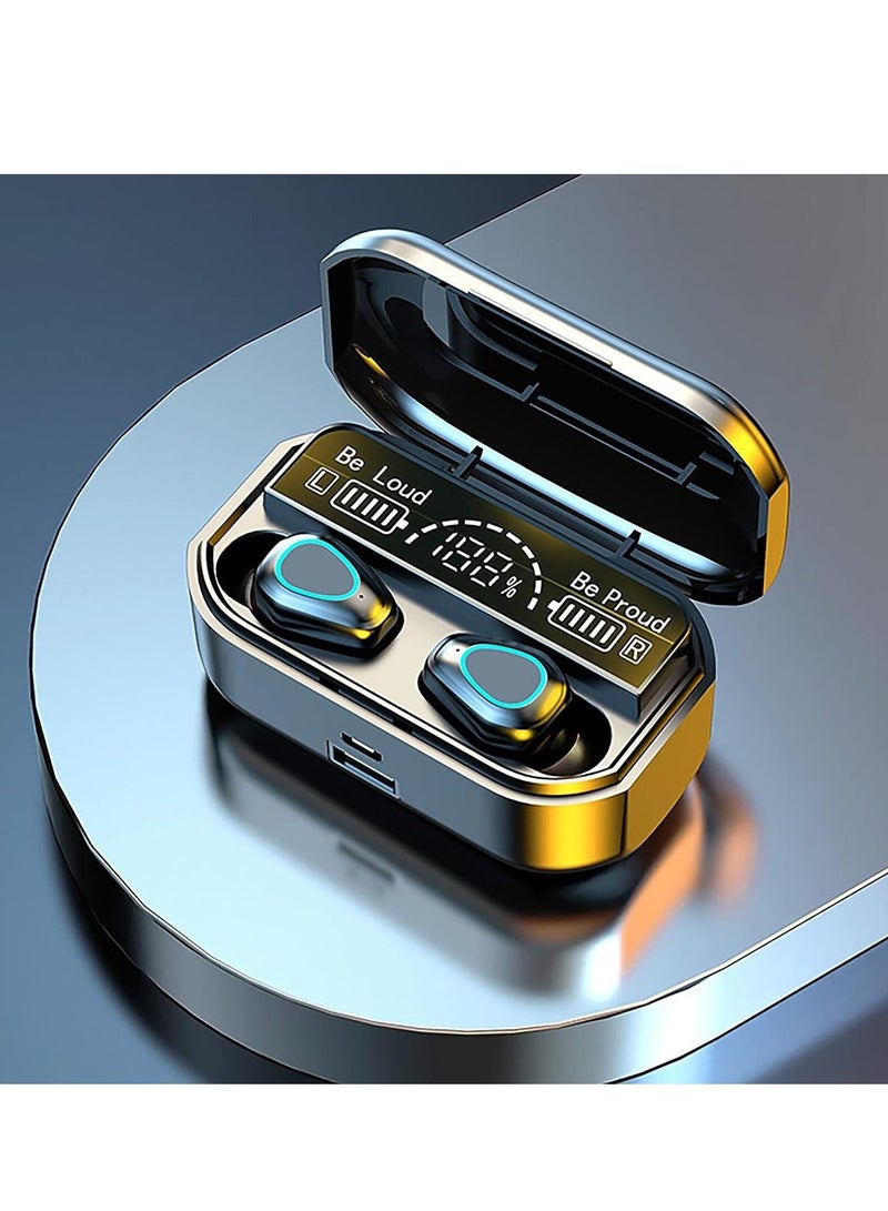 Bluetooth-Compatible Earphones Comfortable Surround Sound Universal Power Display Bluetooth-Compatible Earbuds - Image 5