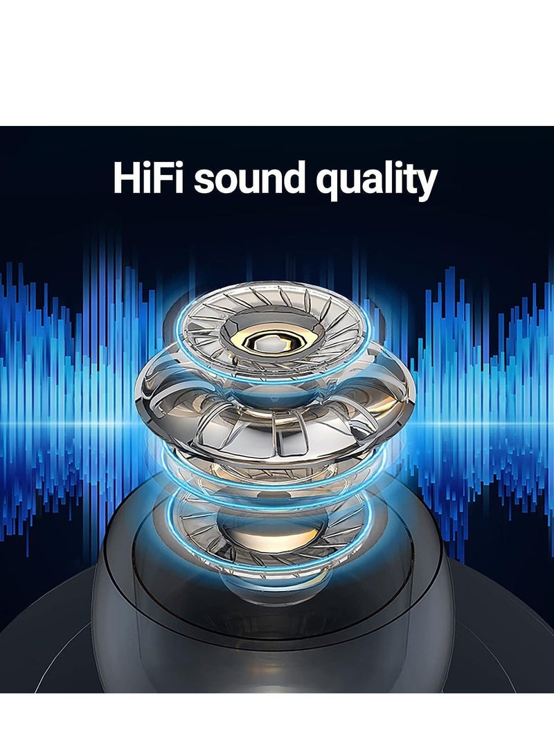 Bluetooth-Compatible Earphones Comfortable Surround Sound Universal Power Display Bluetooth-Compatible Earbuds - Image 3