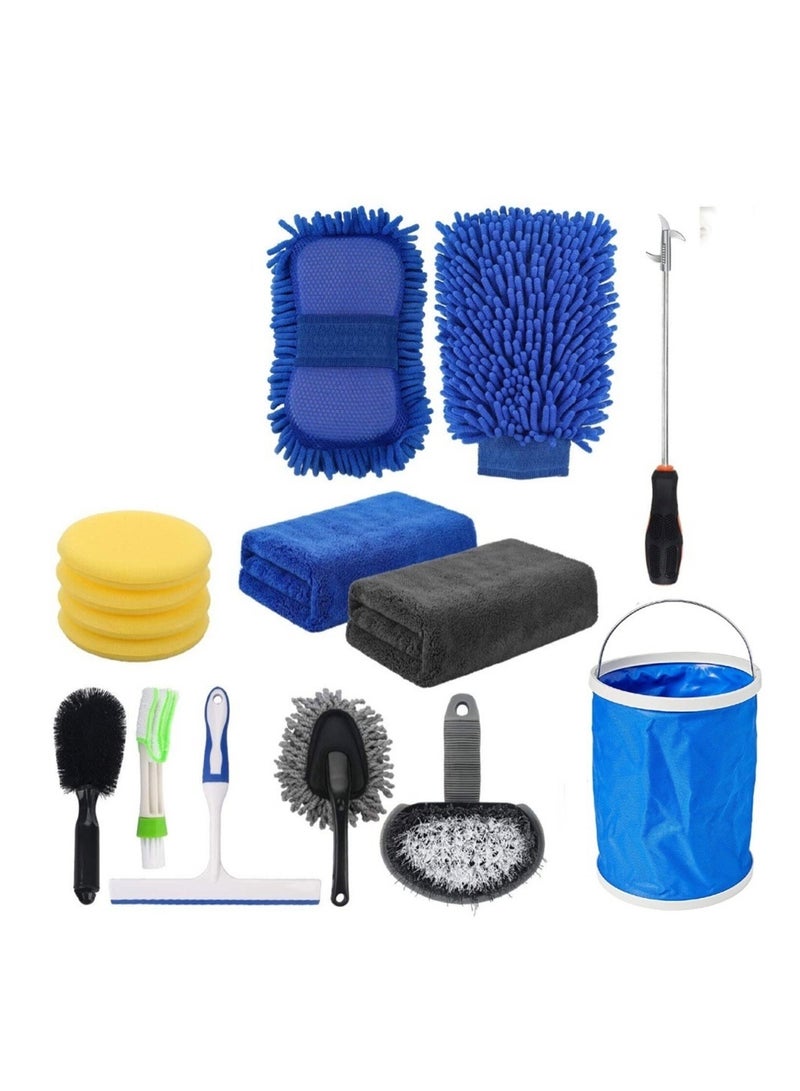 Generic 15 piece car wash and cleaning tool kit car details full set of car care kit  - Image 1