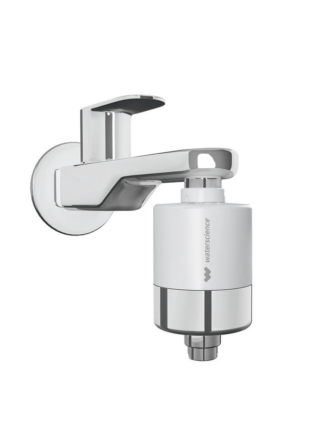 WaterScience CLEO Hard Water Softener for Tap and Shower | Shower Filter for Bathroom | Hard Water Filter for Tap | for Borewell/Tanker Water - CLEO-SFU-423 - Image 1