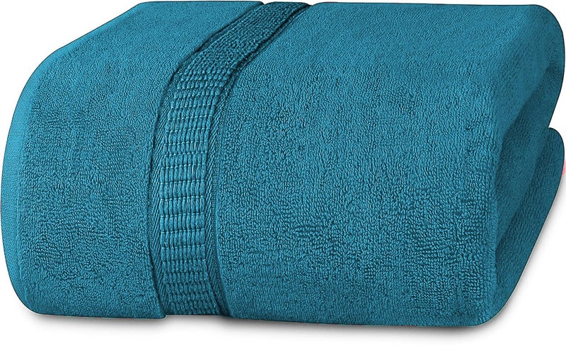 Vocal Store Ultra Soft, Super Absorbent, 100% Cotton 1 Piece Bath Towel Set, 600 GSM, 30 inch x 60 inch (Turquoise Blue, Set of 1) TW-V01-SKY-1 - Image 1