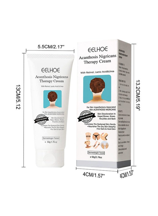 EELHOE - Acanthosis Nigricans Therapy Cream- with Lactic Acid ,Dermatologist Tested Retinol Cream , Hyperpigmentation Removal Cream , For Dark Body Parts like Neck Ankles Knuckles Armpits 50g - Image 1