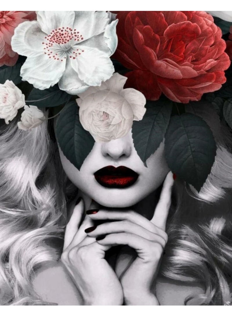 STRATEG DIY 5D Round Diamond Painting Multicolor - Image 1