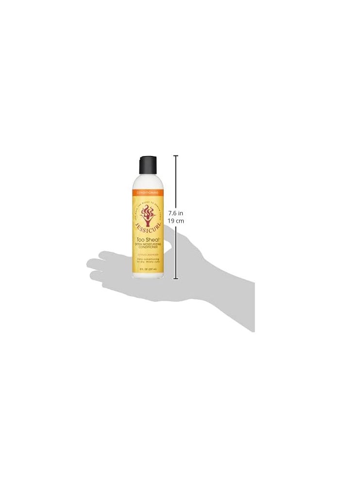 Jessicurl Too Shea Extra Moisturizing Conditioner, Citrus Lavender - 8 Fl Oz - Image 2