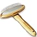 Outlavish Sheepskin Brush Rug Wool Carpet Cleaner Bamboo Wire Slicker Carding, Unmats Fur & Restores Like New, Longer Prongs, Stronger Design, To Fluff Fleeces, Sherpa, Macrame & Faux Fur Blankets - Image 2