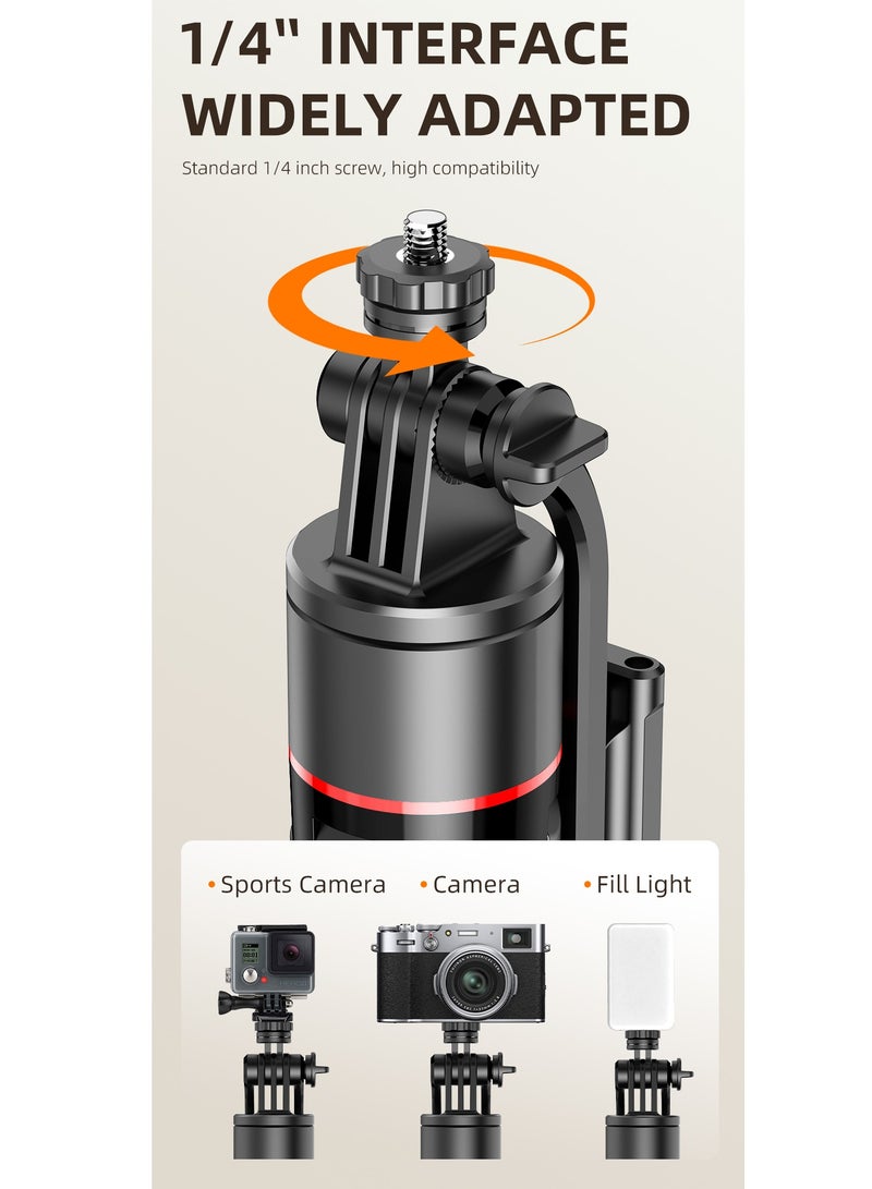 69.29"(1.76m) All-in-one Auto Pop Open Tripod Magnetic Remote Detachable phone clip Tripod Selfie Stick  - Image 4