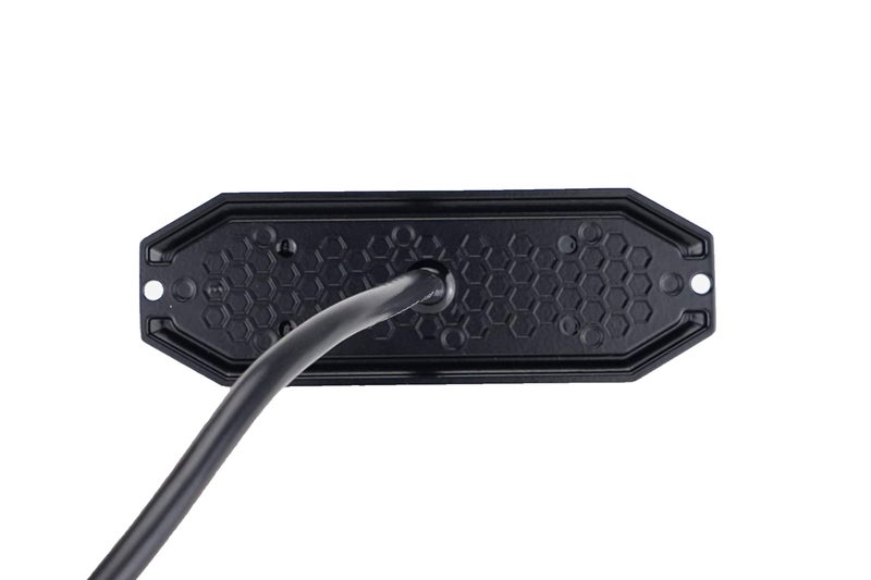 Unicorn Lighting UT01 Surface Mount Warning Emergency Strobe Grille Light Head [SAE class 1] [Dual Color] [IP68] for Police and Tow Truck Construction Vehicle A/B/R/W (Amber/Blue, 6 + 6 LED) - Image 2