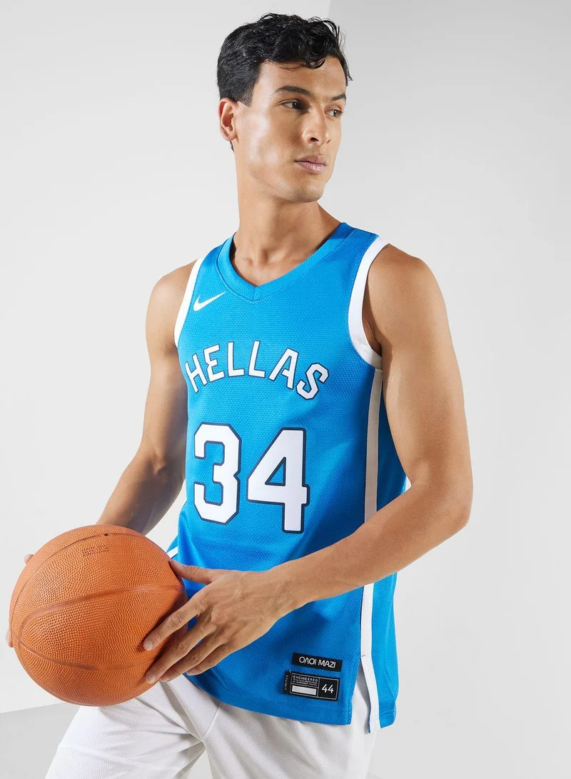 Nike Men's Greece (Road) Giannis Antetokounmpo Limited Basketball Jersey